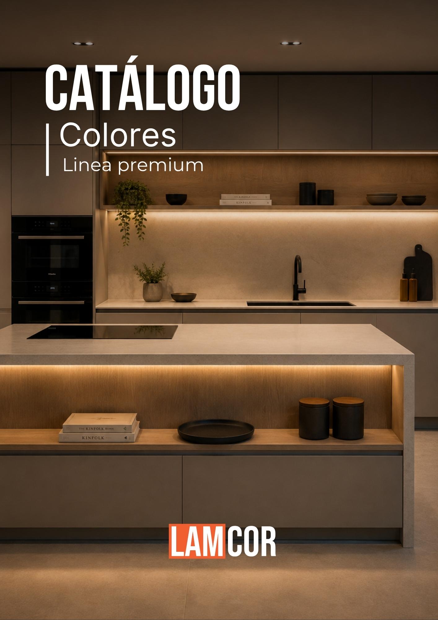 Catálogo de colores de láminas Lamcor
